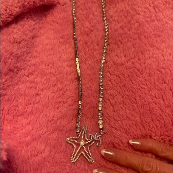Elegant Silver Starfish Belly Chain - Picture 3 of 4